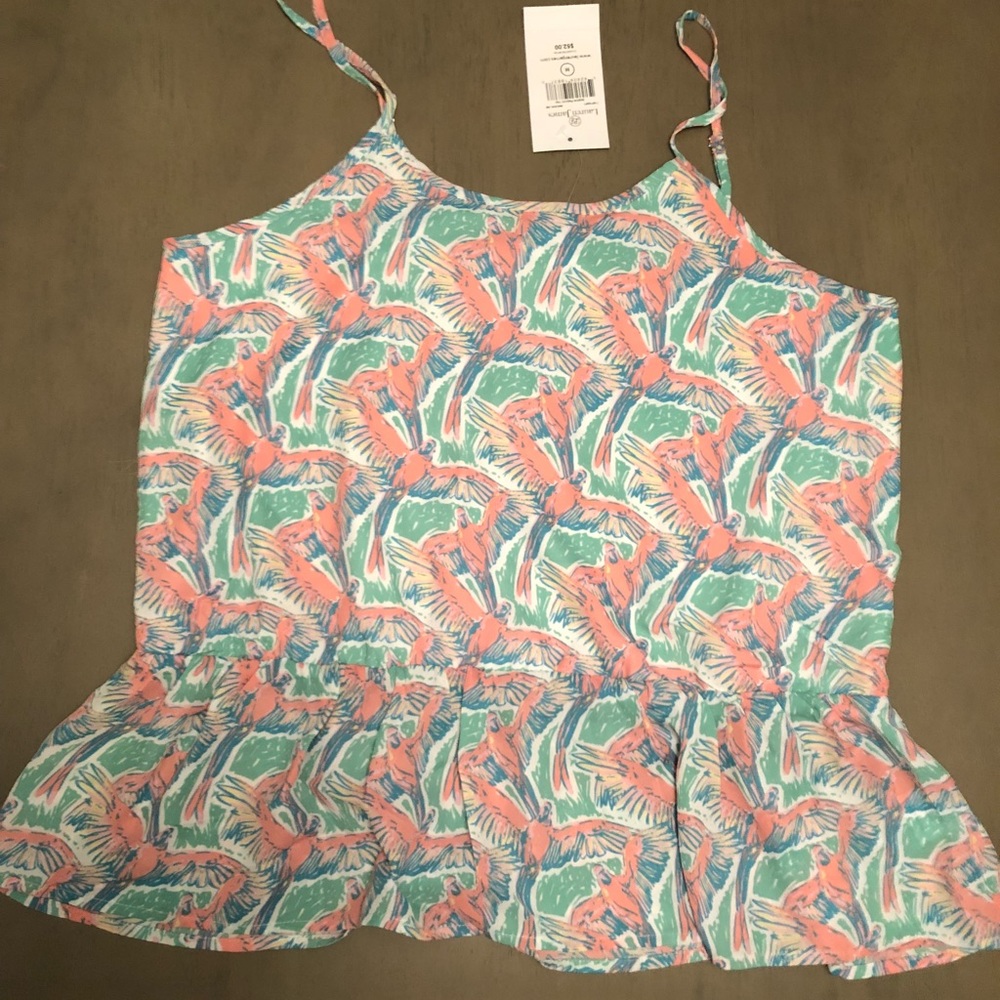 NWT Lauren James Sophie peplum top